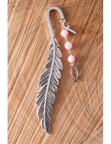 BOOKMARK WITH NATURE BEADS & CHARM -...