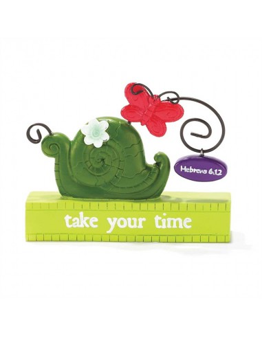 tuinornament - Take your time - Snail...